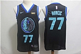Mavericks 77 Luka Doncic Black 2018 19 City Edition Nike Swingman Jersey,baseball caps,new era cap wholesale,wholesale hats